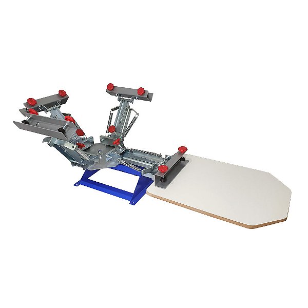 Printer 4 -Impressora rotativa com um berço MDF e quatro garras sem gabinete
