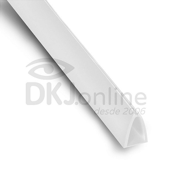Perfil plástico Peg Doc PS (poliestireno) Branco 10 mm barra 3 metros