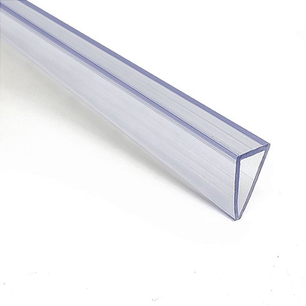 Perfil plástico peg doc 18 mm em PVC cristal