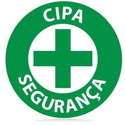 Cipa segurança - vinil adesivo PERSONALIZADO para crachá ou capacete