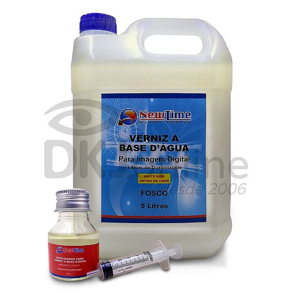 Verniz fosco 5L para impressão digital uso interno / externo 3 anos de durabilidade