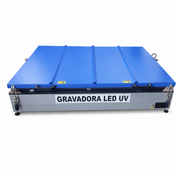 Gravadora Led U.V. 90 x 120 cm para matriz serigráfica