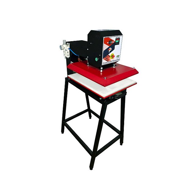 Prensa transfer térmica pneumática 40x50 cm profissional DTF e sublimação