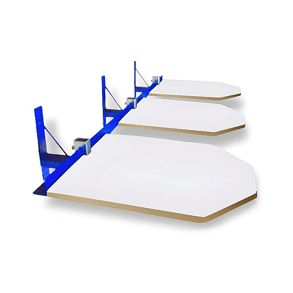 Berço triplo impressor de parede / mesa 40x55 cm berço 100% MDF pintado