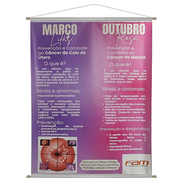 Banner Acadêmico 90x120 cm em lona para TCC e trabalhos científicos