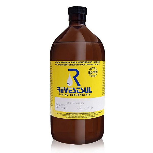 Rev-502 Cola para acrílico de maior viscosidade 1 litro