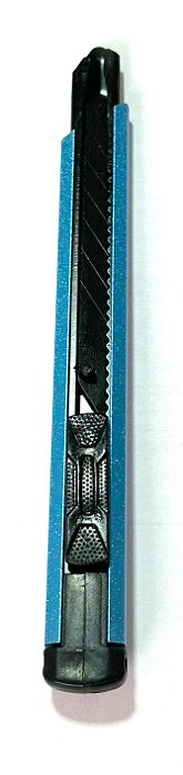 Estilete Profissional Azul 9MM Jet Carbono