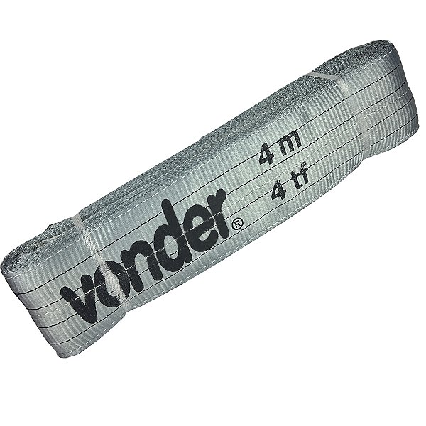 CINTA DE ELEVAÇÃO 4 M - 4 TONELADA CINZA