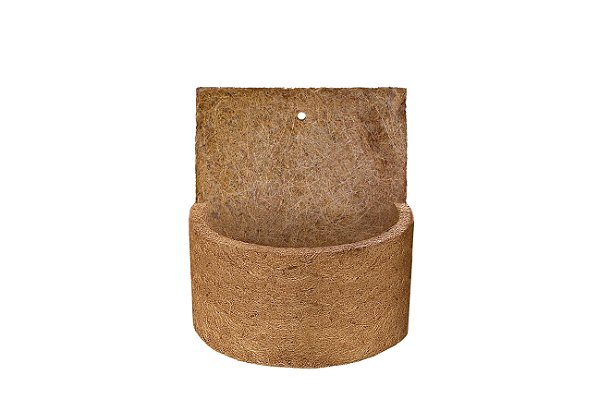Vaso de parede xaxim em fibra de coco para samambaias tamanho M