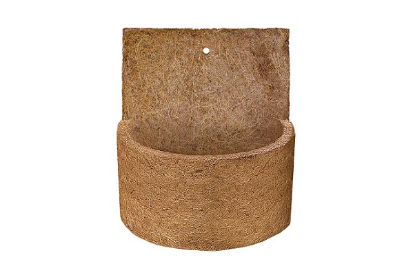 Vaso de parede xaxim em fibra de coco para samambaias tamanho G