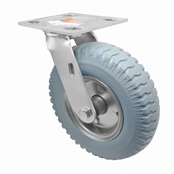 Rodízio PU - 2.50-4 - 8" - giratório