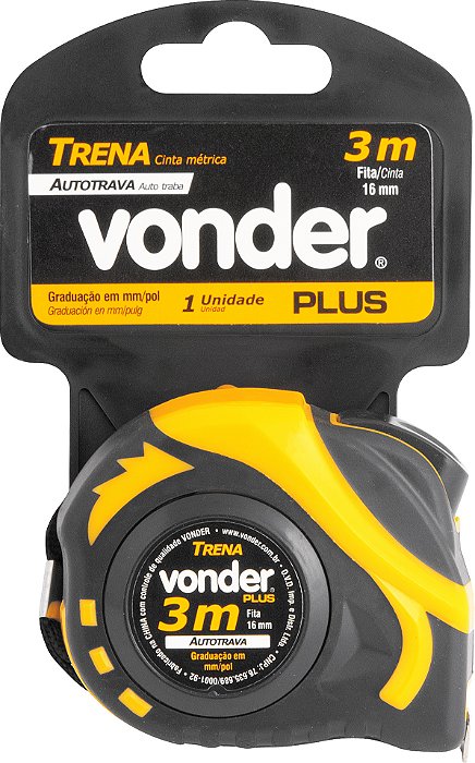 TRENA AÇO (0) 3 M X 16 MM AUTO TRADA VD PL