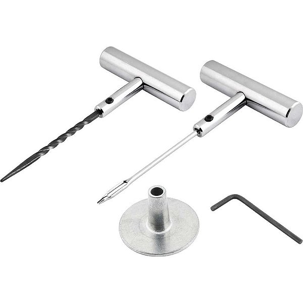 Aplicador/preparador para reparos de pneus, jogo com 6 peças, JRV 4000, VONDER