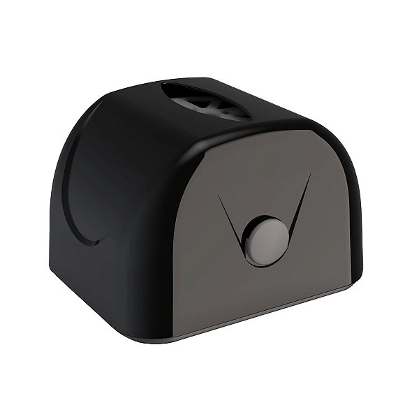 Porta Guardanapo Dispenser Interfolhado Preto Para Bares e Restaurantes