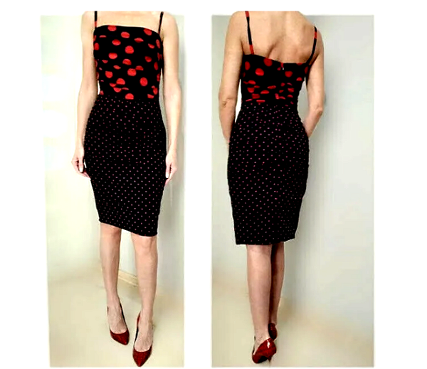 Vestido seda Poa - Dolce&Gabbana