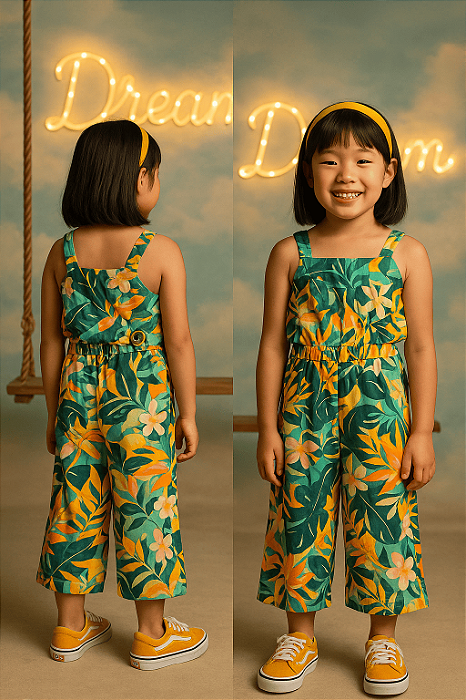 Macacão Zara Kids Estampado