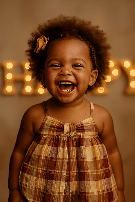 Vestido Xadrez Zara Kids