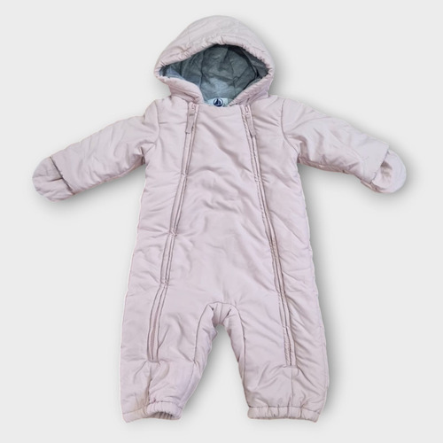 Macacão Petit Bateau Bebê Rosa