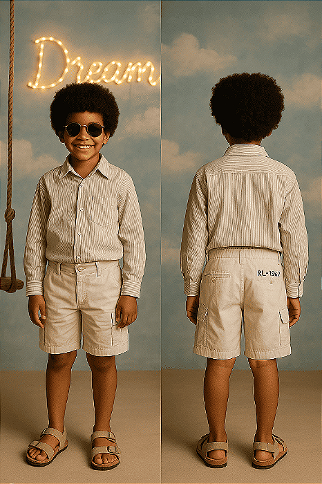 Bermuda Branca Ralph Lauren
