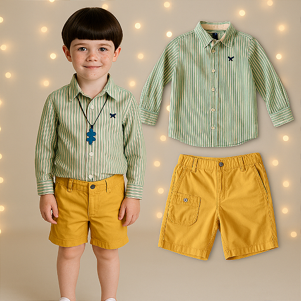 Bermuda Amarela Green (12 anos)