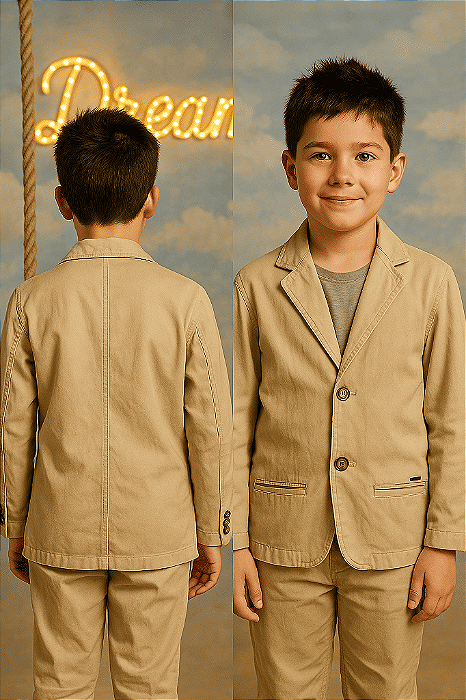 Blazer Bege Reserva Mini (10 anos)