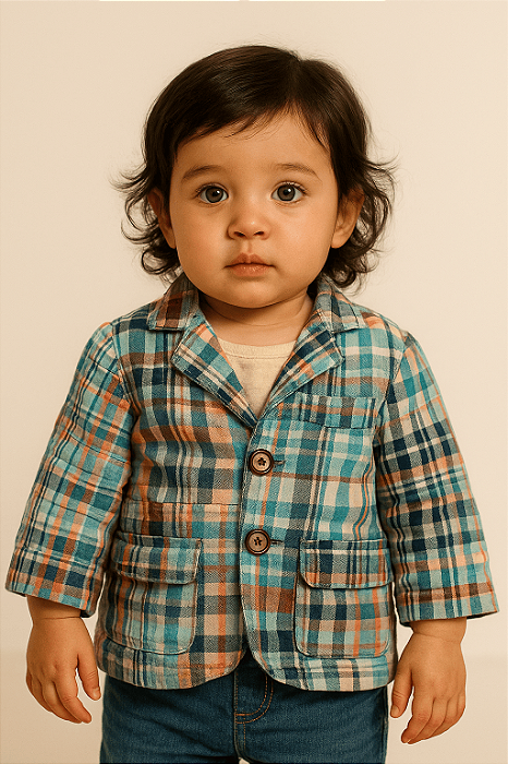Blazer Xadrez The Children's Place (12 meses)
