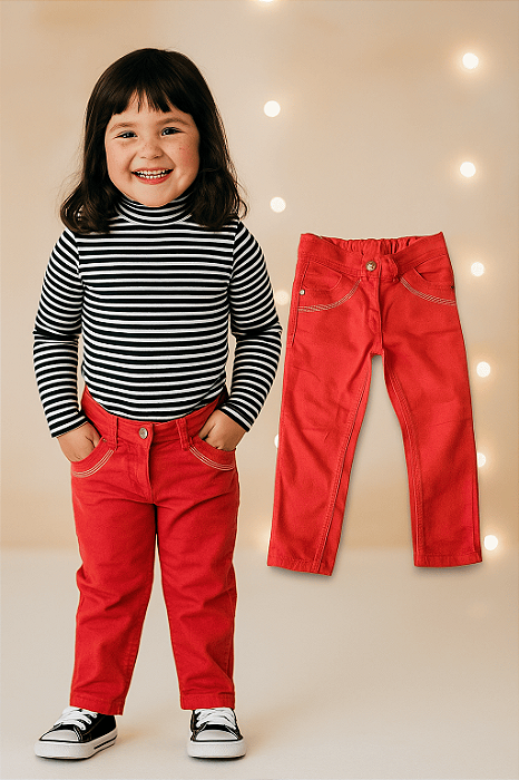 Calça Vermelha Orchestra (3 anos)