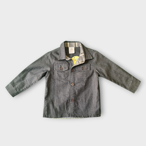 Camisa Cinza Paola Bimbi (tamanho G)