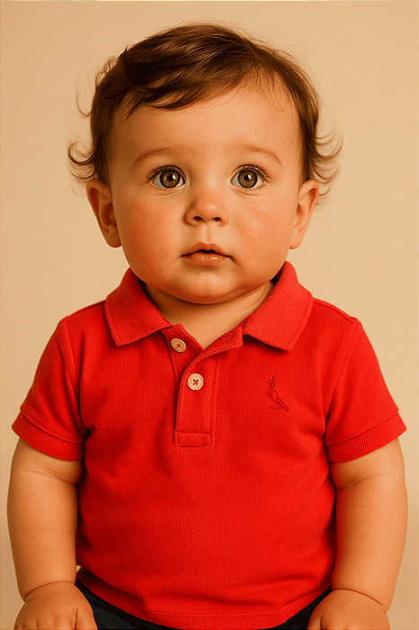Camisa Polo Bebê Reserva Mini (Tamanho M)