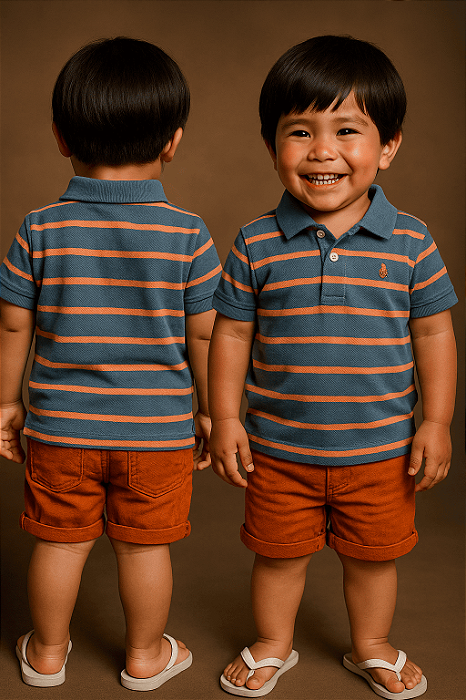 Camisa Polo Listrada Baby Gap (18 a 24 meses)