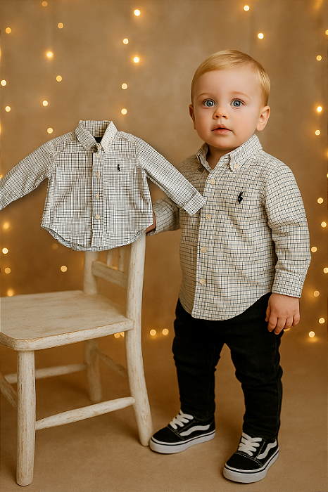 Camisa Quadriculada Ralph Lauren (1 ano)