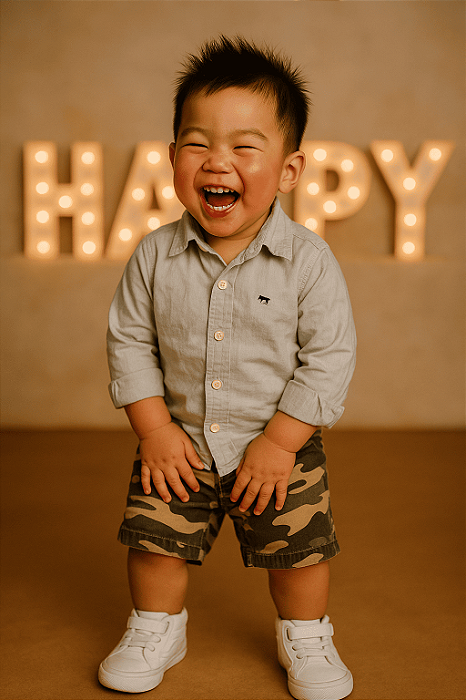 Camisa Verde Água H&M (2 a 3 anos)