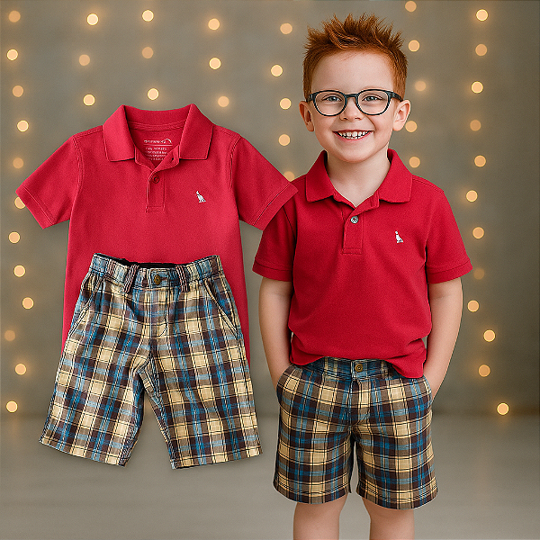 Camisa Vermelha Reserva Mini (6 anos)