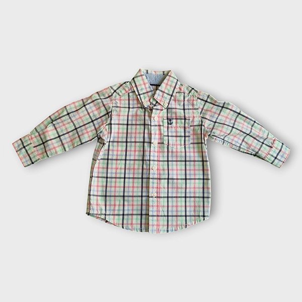 Camisa Xadrez Carter's (12 meses)