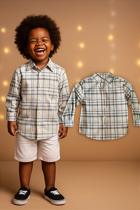 Camisa Xadrez Janie And Jackie (4 anos)