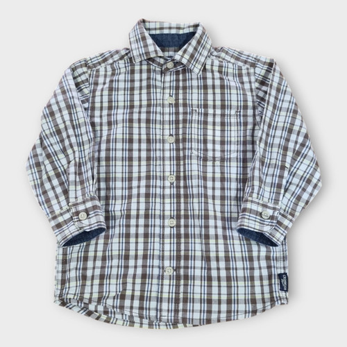 Camisa Xadrez Oshkosh (3 anos)