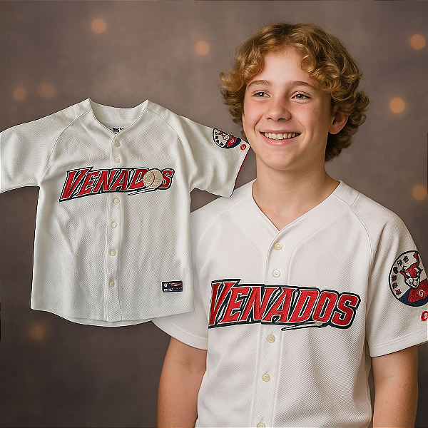 Camiseta Beisebol Venados de Mazatlán – Oficial Sportline (14 anos)