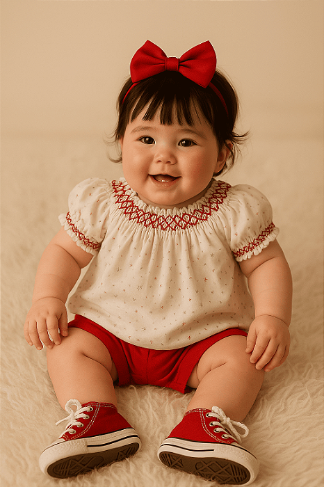 Camiseta de estrelas Tape L'oeil (6 meses)