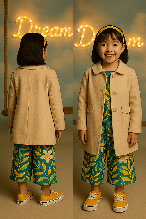 Casaco Green Off White (10 anos)