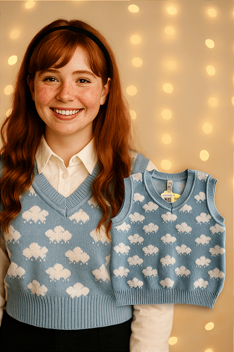 Colete em Tricô Two In (16 anos)