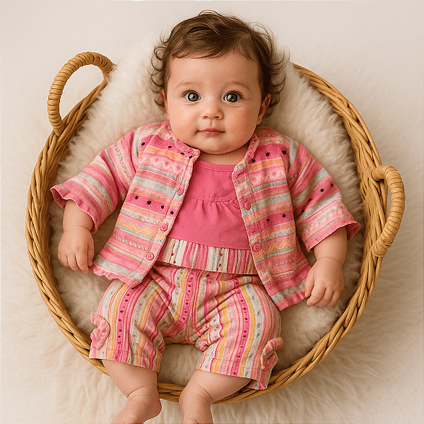 Conjunto 3 peças Clayeux (3 meses)