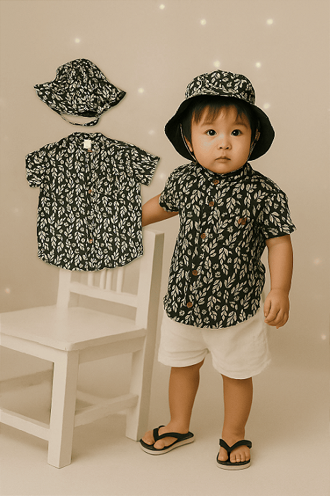Conjunto Camisa e Chapéu Carter's (18 meses)