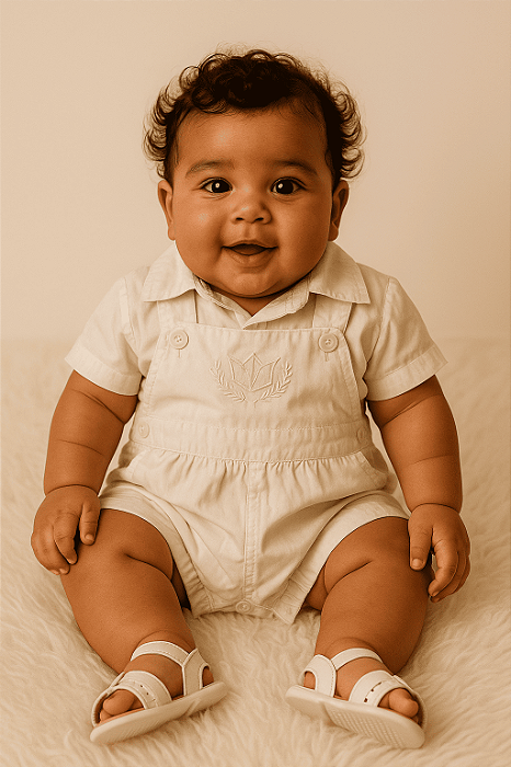 Conjunto Camisa e Macacão Sylvaz (Tamanho M)