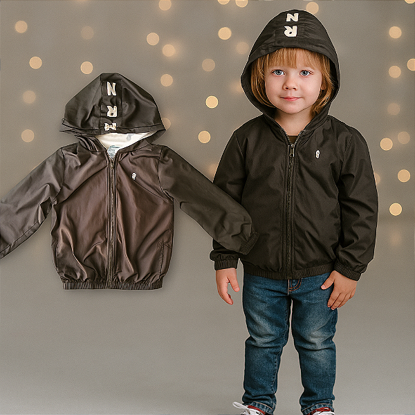 Jaqueta Corta-vento Onda Marinha (6 anos)