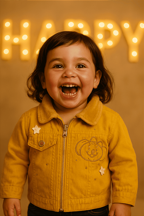 Jaqueta em Veludo Cotelê Lilica Ripilica (2 anos)