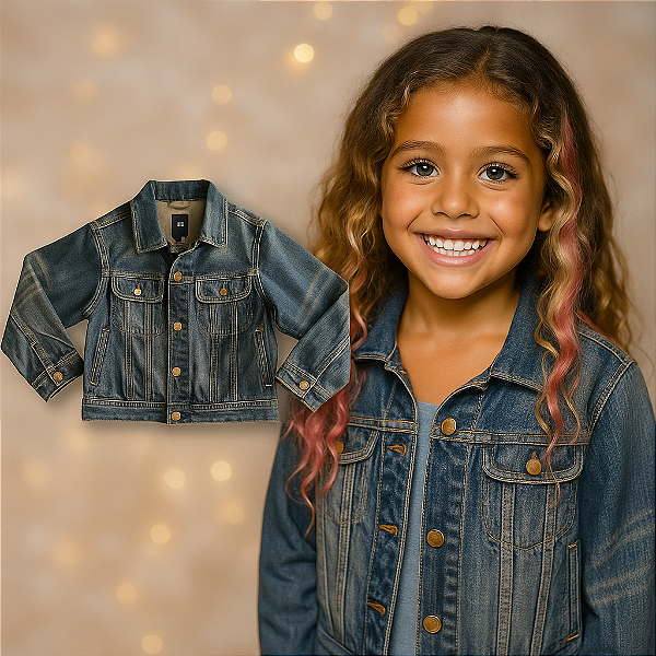 Jaqueta Jeans Gap Kids (8 anos)