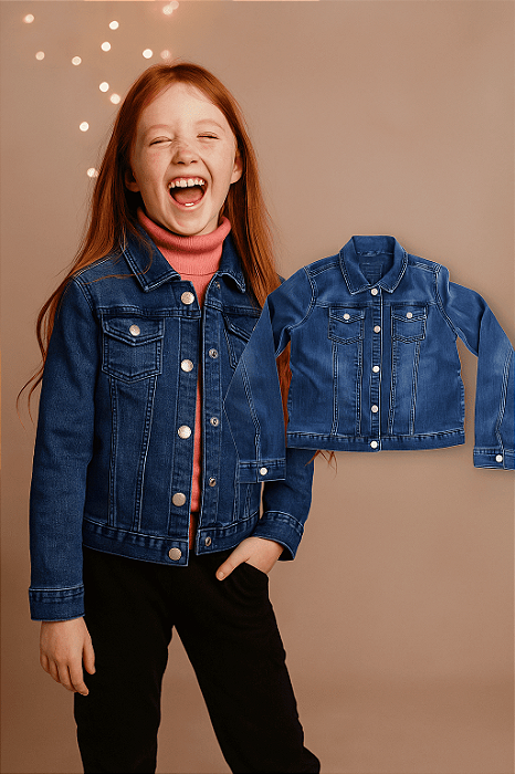 Jaqueta Jeans Gap Kids (Tamanho XXL - 10 anos)