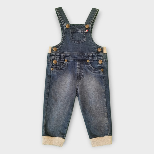 Jardineira Bebê Jeans Paola Bimbi (Tamanho M)