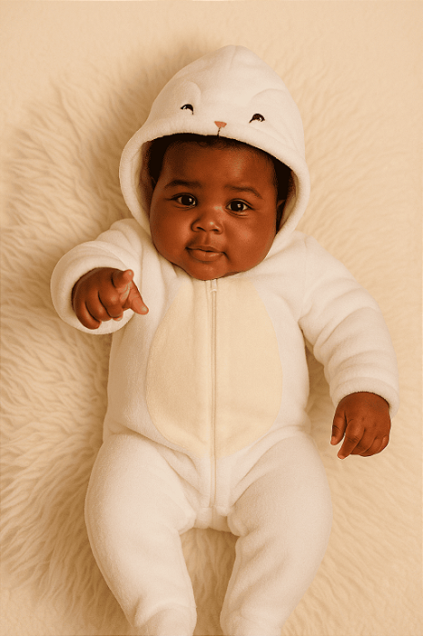 Macacão Branco Nick (Tamanho M)