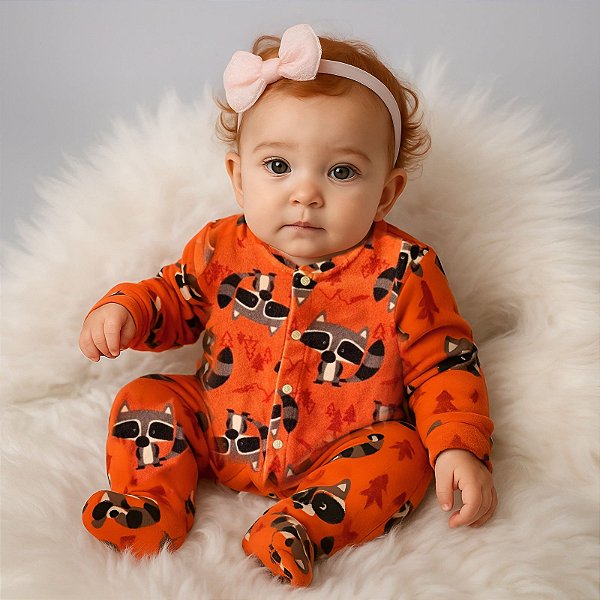 Macacão Guaxinim Tip Top (Tamanho RN)